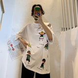 【トップス】韓国風insルーズシンプルファッションＴシャツ